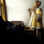 Young Woman with a Pearl Necklace 1662 by Johannes Vermeer Art Print (6 Sizes)