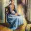 Young Flemish Maid painting by Camille Pissarro