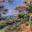 Young Woman in a Landscape, Cagnes 1905 by Renoir Art Print (6 Sizes)