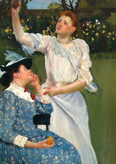 Young Woman Picking Fruit 1892 Painting by Mary Cassatt Art Print (6 Sizes)