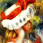 Young Girl with a Hat 1895 by Pierre-Auguste Renoir Fine Art Print (6 Sizes)