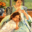 Young Mother Sewing 1900 Painting by Mary Cassatt Art Print (6 Sizes)
