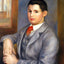 Young Man in a Red Tie, Portrait of Eugene Renoir 1890 Art Print (6 Sizes)