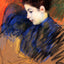 Young Woman Reflecting Art Print 1894 Painting by Mary Cassatt (6 Sizes)
