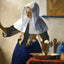 Young Woman with a Water Pitcher 1665 by Johannes Vermeer Art Print (6 Sizes)