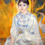 Young Woman with Crane Art Print 1886 by Pierre-Auguste Renoir (6 Sizes)