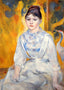 Young Woman with Crane Art Print 1886 by Pierre-Auguste Renoir (6 Sizes)