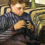 Young Woman Mending Her Stockings 1895 by Camille Pissarro Art Print (6 Sizes)