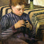 Young Woman Mending Her Stockings 1895 by Camille Pissarro Art Print (6 Sizes)
