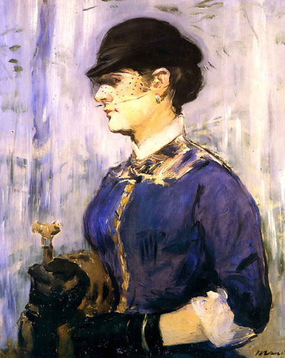 Young Woman in a Round Hat painting by Edouard Manet (1877)