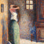 Young Peasant at Her Toilette Fine Art Print 1888 by Camille Pissarro (6 Sizes)