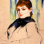 Young Woman with a Bun in Her Hair 1882 by Renoir Art Print (6 Sizes)