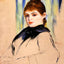 Young Woman with a Bun in Her Hair painting by Pierre-Auguste Renoir (1882)