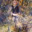 Young Woman on a Bench 1875 by Pierre-Auguste Renoir Art Print (6 Sizes)