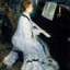 Young Woman at the Piano art print by Pierre-Auguste Renoir (1876)