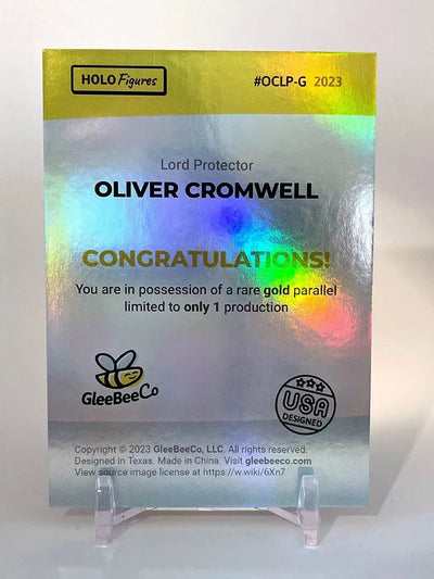 [ 1/1 Gold ] OLIVER CROMWELL Lord Protector Card Signature '23 GleeBeeCo #OCLP-G