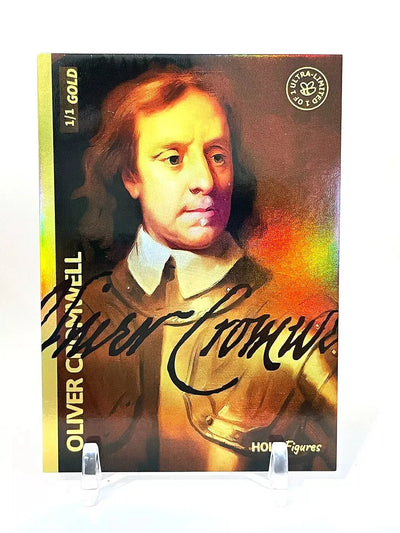 [ 1/1 Gold ] OLIVER CROMWELL Lord Protector Card Signature '23 GleeBeeCo #OCLP-G