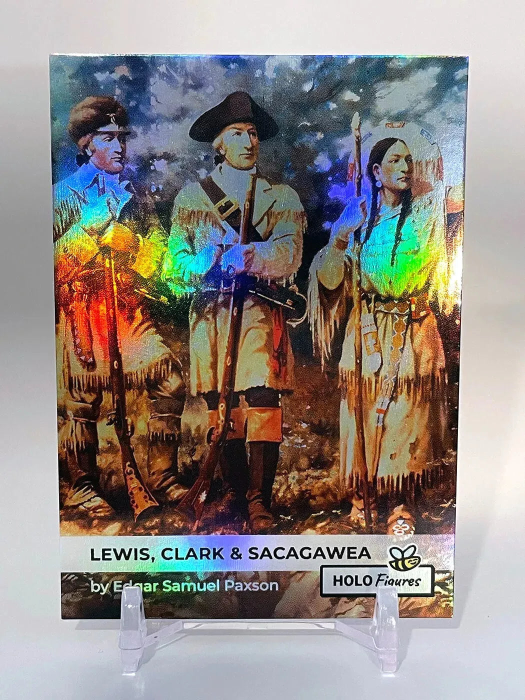 Lewis, Clark and Sacagawea Card - 2024 GleeBeeCo Holo Figures #LWEG