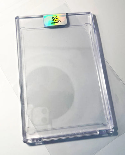 Encased Card Holder with Holographic Sticker Seal - Insert Your Own Card