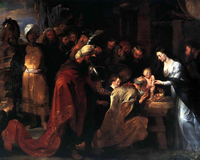 Adoration of the Magi Painting by Peter Paul Rubens 8x10" Art Print