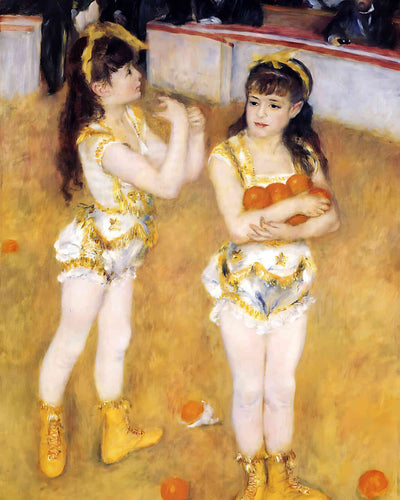 Acrobats at the Cirque Fernando (Francisca and Angelina Wartenberg) 8x10" Print