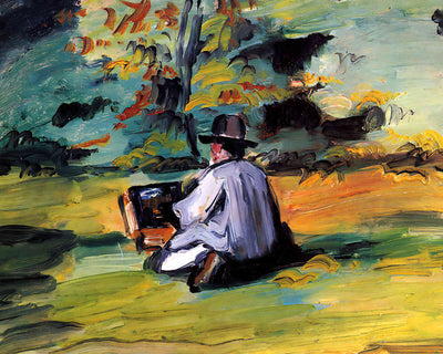 A Painter at Work Painting by Paul Cezanne 8x10" Art Print - Acid Free