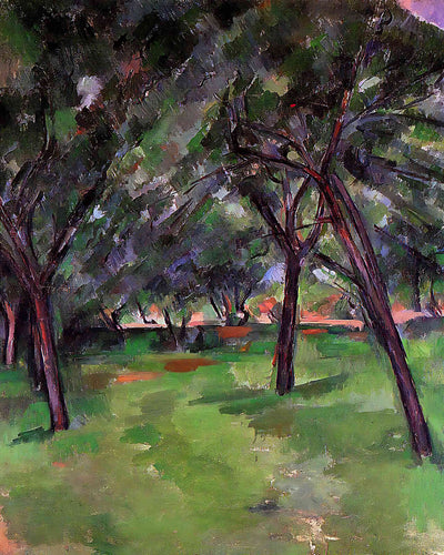 A Close Painting by Paul Cezanne 8x10" Art Print (Restored Reproduction)