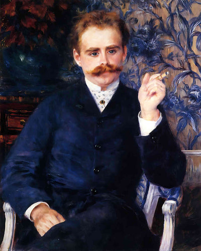 Albert Cahen D`anvers Painting by Pierre-Auguste Renoir 8x10" Art Print
