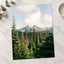 Forest and Mountains under a Cloudy Sky by Hans Photo Print Wall Decor