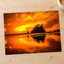 Rock Island Blazing Sunset by Joshua Earle Photo Print Wall Decor