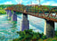Tennessee River Bridge, Chattanooga, TN 1905 art print