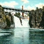 Passaic Falls from the Basin, Paterson, NJ vintage print