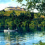 Crestmont Inn, Eagles Mere, PA in 1905 art print