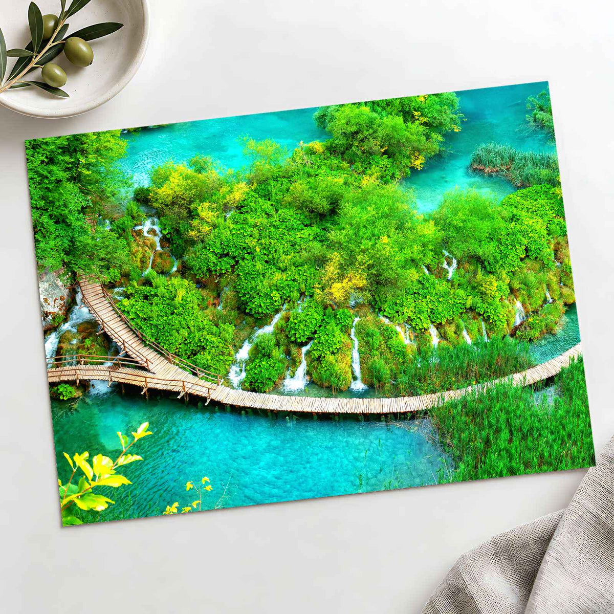 Plitvice Lakes National Park in Croatia Photo Print Wall Decor