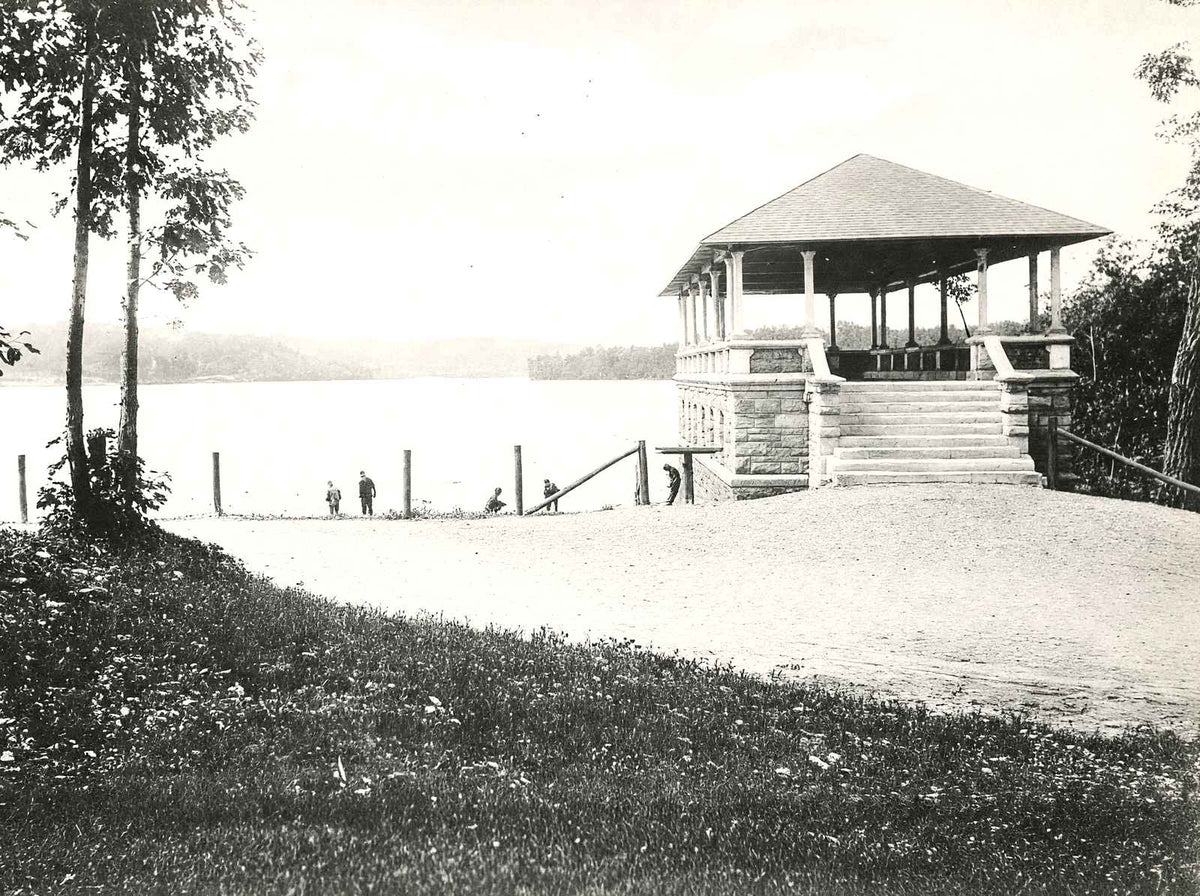Lake Scranton, Scranton, PA in 1905 photo print