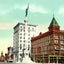 Allentown National Bank, PA in 1907 vintage print