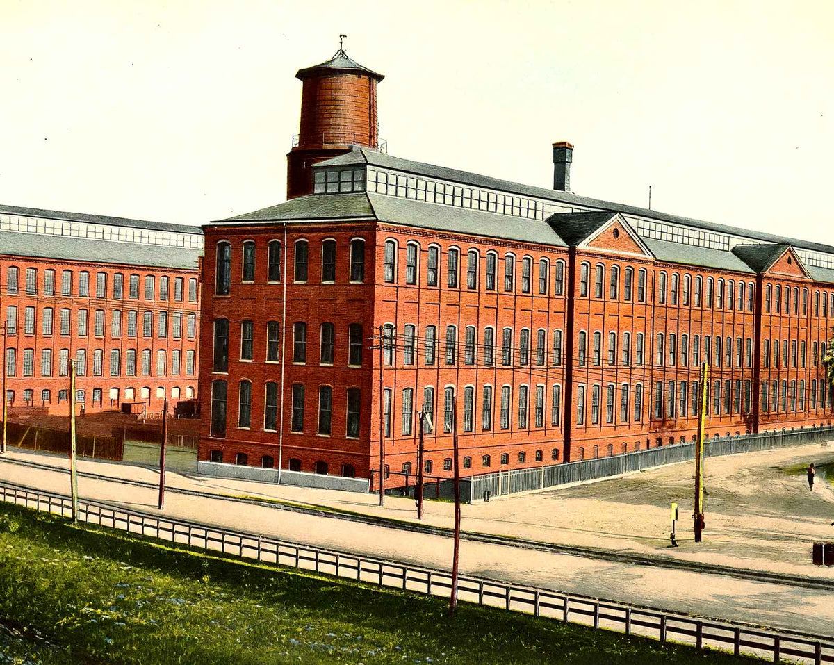 Adelaide Silk Mills, Allentown, PA 1907 vintage print