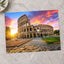 Colosseum in Rome with Morning Sun, Italy Photo Print Wall Decor
