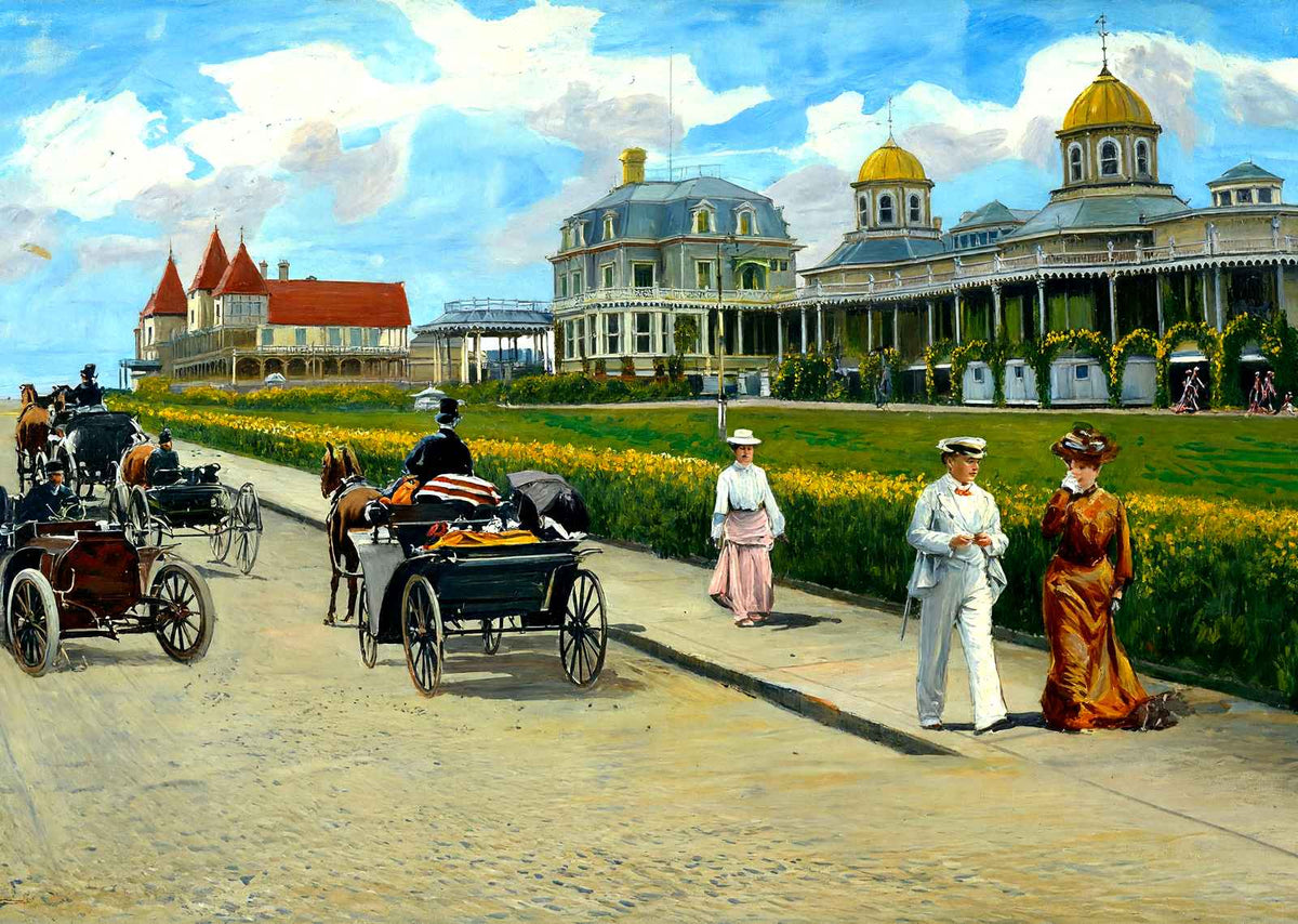 Pennsylvania Club House, Long Branch, NJ art print