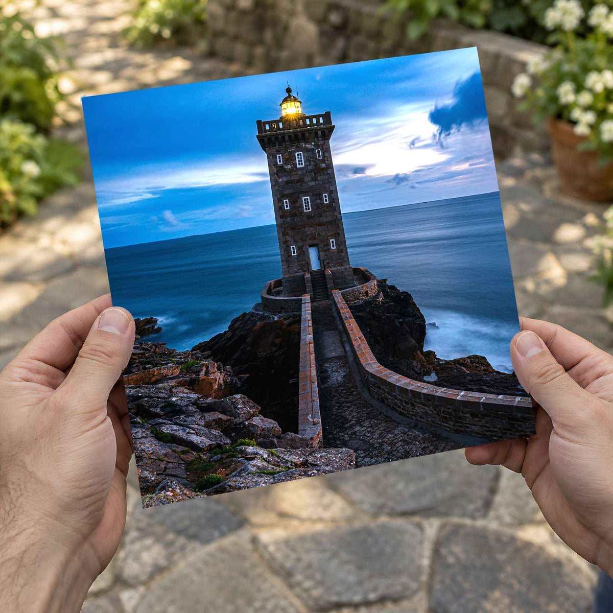 Phare De Kermorvan in Le Conquet (Lighthouse) by Petr Slováček Photo Print Wall Decor