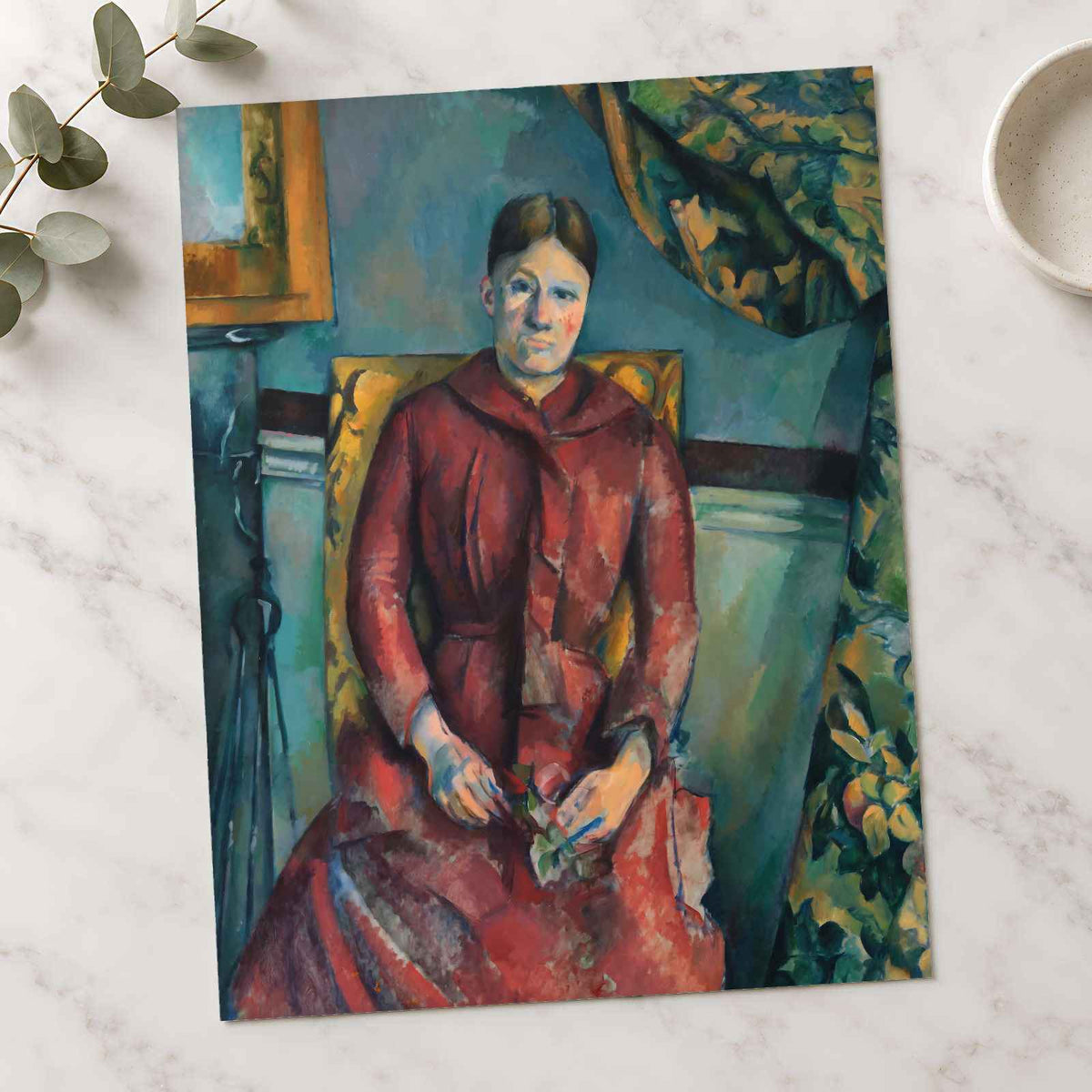 Madame Cézanne art print by Paul Cézanne (1888)