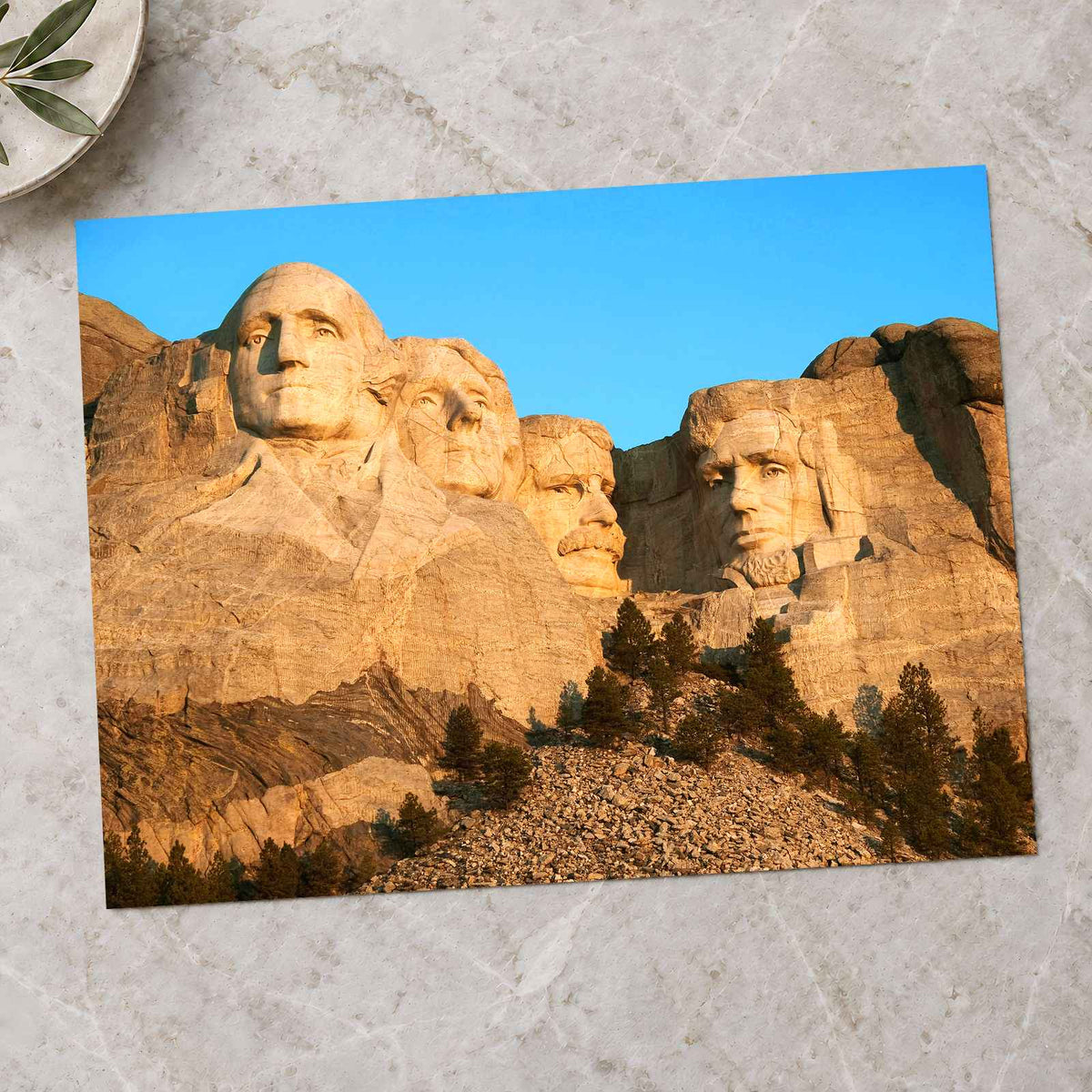 Mount Rushmore in South Dakota Photo Print Wall Decor