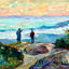 Above the Clouds, Asheville, NC in 1906 art print