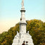 Soldiers Natl Monument, Gettysburg PA in 1906 vintage print