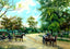 Drive Around Lake Carasaljo, Lakewood, NJ art print