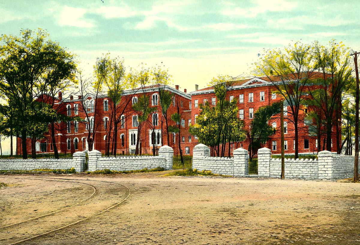 St. Cecelia Academy, Nashville, TN in 1906 vintage print