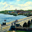 John Street Bridge, Appleton, WI in 1908 art print