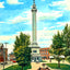 Battle Monument, Trenton, NJ in 1905 art print