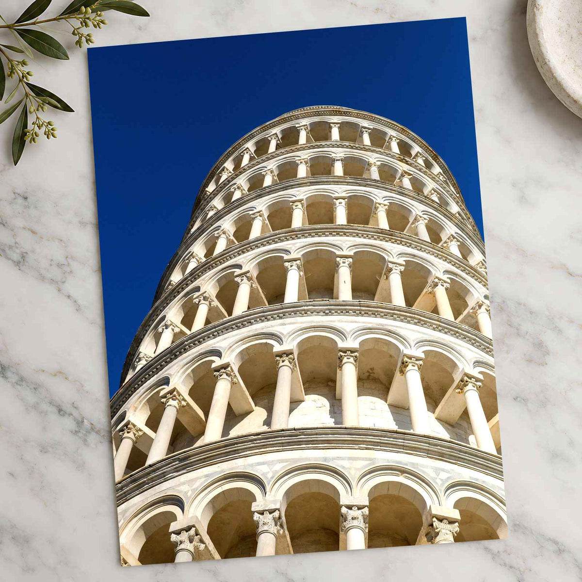 Leaning Tower of Pisa in Italy by Jerome Maas Photo Print Wall Decor