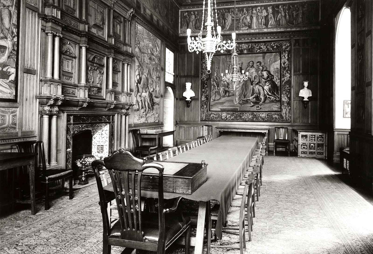 Jerusalem Chamber, Westminster Abbey in 1935 vintage print